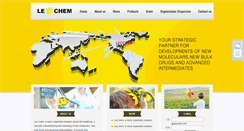 Desktop Screenshot of leochem.com